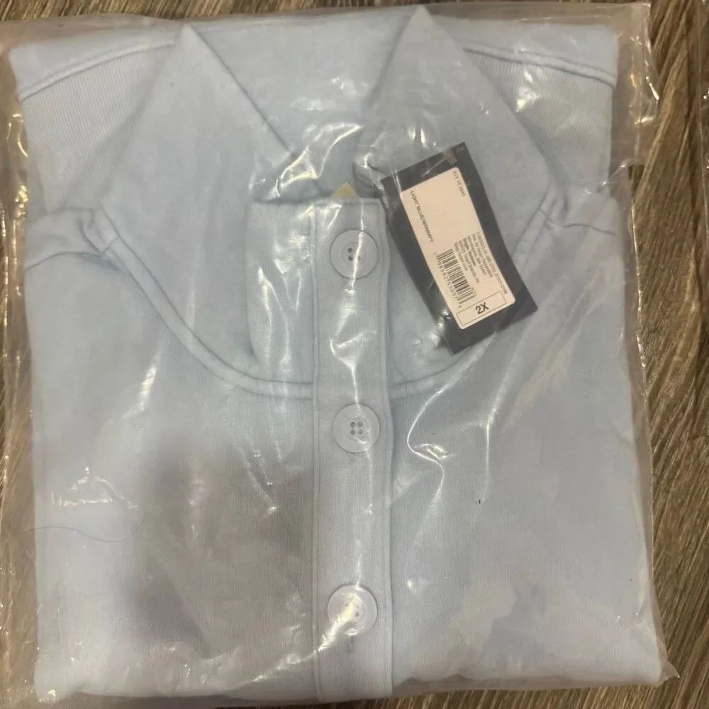 Universal Threads New light blue Long Sleeve Pullover 2X